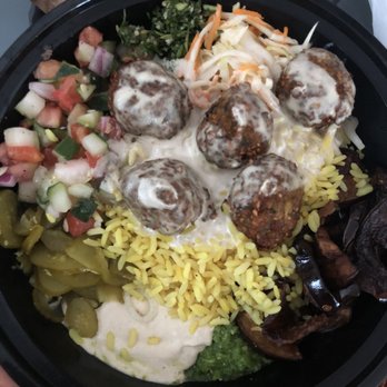 Pitamore - $6.99 spicy falafel plate - SO delicious and filling! - Mediterranean Near Me - Baltimore, Maryland