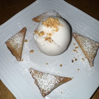 Silk Thai Cuisine - Crispy Banana with Ice Cream - Thai Near Me - Huntington Beach, California Silk Thai Cuisine - Crispy Banana with Ice Cream - Thai Near Me - Huntington Beach, California