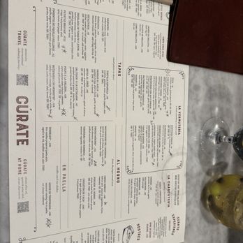 Cúrate - Menu August 2026 - Tapas Bars Near Me - Asheville, North Carolina