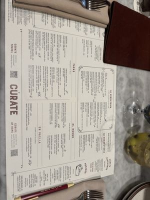 Menu photo 1 Cúrate Asheville, NC