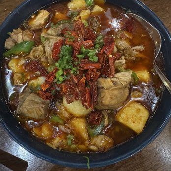 Triple Pepper - Three Peppers Taro Chicken (Bone-In) / - Szechuan Near Me - Houston, Texas Triple Pepper - Three Peppers Taro Chicken (Bone-In) / - Szechuan Near Me - Houston, Texas