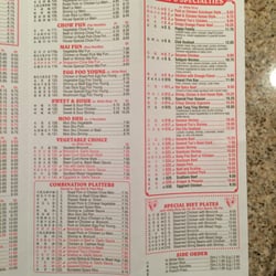 Chinatown Kitchen - Menu