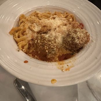 Buona Forchetta - Fettuccine with due pomodoro and due meatballs - Pizza Near Me - Encinitas, California Buona Forchetta - Fettuccine with due pomodoro and due meatballs - Pizza Near Me - Encinitas, California