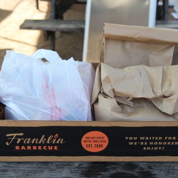 Franklin Barbecue - the takeout was packaged very well - Barbeque Near Me - Austin, Texas Franklin Barbecue - the takeout was packaged very well - Barbeque Near Me - Austin, Texas