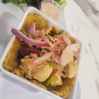 El Coqui - Garlic Chicken Mofongo with Chicharron - Puerto Rican Near Me - Callaway, Maryland El Coqui - Garlic Chicken Mofongo with Chicharron - Puerto Rican Near Me - Callaway, Maryland