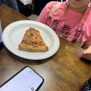 Charlie’s Pizza - Sausage, more like ground meat, but must have been tasty. It was finished quickly. - Pizza Near Me - Sioux Falls, South Dakota