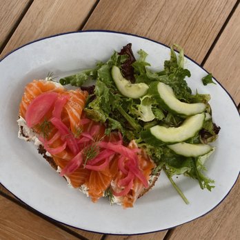 Basic Kitchen - Smoked salmon toast - New American Near Me - Charleston, South Carolina