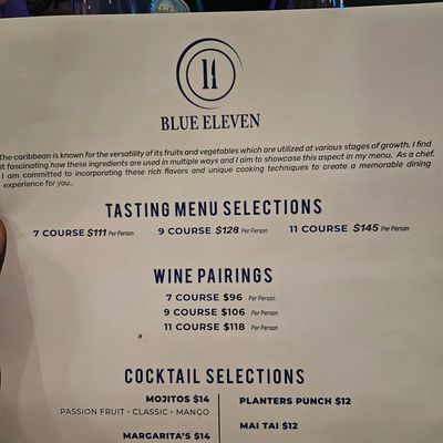 Menu photo 5 Blue 11 Saint Thomas, VI