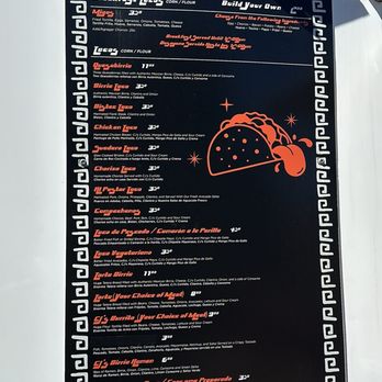 CJ's Tacos - Menu as of Feb 2024 (Instagram - gillynova) - Food Trucks Near Me - Austin, Texas CJ's Tacos - Menu as of Feb 2024 (Instagram - gillynova) - Food Trucks Near Me - Austin, Texas
