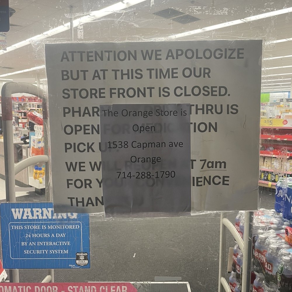 Walgreens - Randomly closed for no reason - Drugstores Near Me - Tustin, California Walgreens - Randomly closed for no reason - Drugstores Near Me - Tustin, California