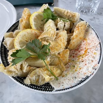 Paradiso - Fried artichoke with cheese dip - Bars Near Me - Dallas, Texas