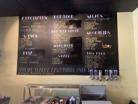 Menu photo 2 ichop Greenville, SC