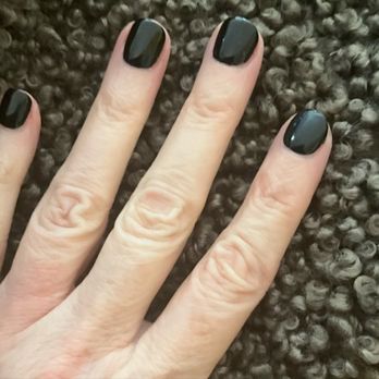 9192 Nails - Gel manicure with black nail polish - Nail Salons Near Me - Marina del Rey, California 9192 Nails - Gel manicure with black nail polish - Nail Salons Near Me - Marina del Rey, California