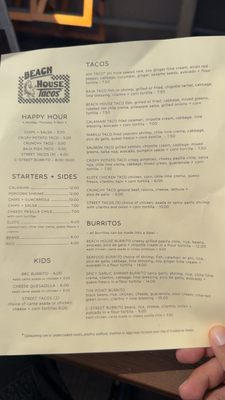 Menu photo 2 Beach House Tacos Ventura, CA Menu photo 2 Beach House Tacos Ventura, CA