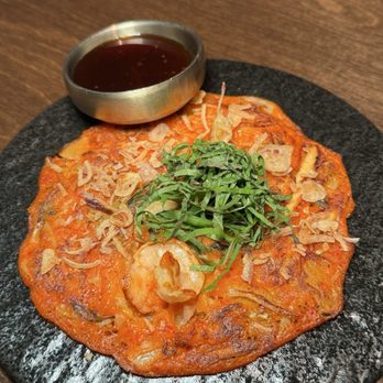 Oncheon - Seafood Kimchi Pancake - Korean Near Me - New York, New York Oncheon - Seafood Kimchi Pancake - Korean Near Me - New York, New York