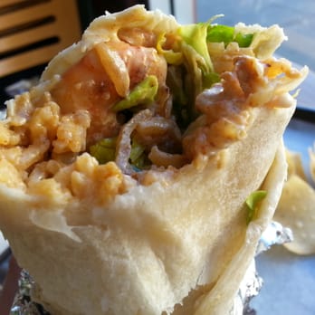 La Burrita - Large shrimp burrito! - Mexican Near Me - Berkeley, California