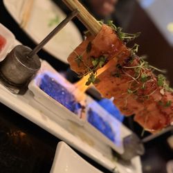Shino Sushi.Grill.Bar - Salmon on fire