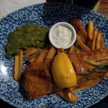 The Old Storehouse - Fish and Chips with Mushy Peas - Irish Pub Near Me - Dublin, D The Old Storehouse - Fish and Chips with Mushy Peas - Irish Pub Near Me - Dublin, D