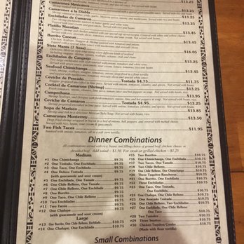 Juan's El Caporal - the menu - Mexican Near Me - Eagle Point, Oregon