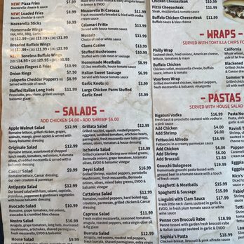Nostra Pizza & Italian Eatery - Menu - page 1 - Pizza Near Me - Voorhees Township, New Jersey