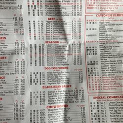 Ming Moon Kitchen - Menu