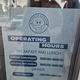 Open for dinner too New hours Open for dinner too New hours