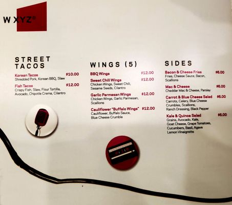 Menu photo 2 W XYZ Bar San Antonio, TX