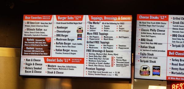 Menu photo 2 Hungry Bear Deli Vista, CA
