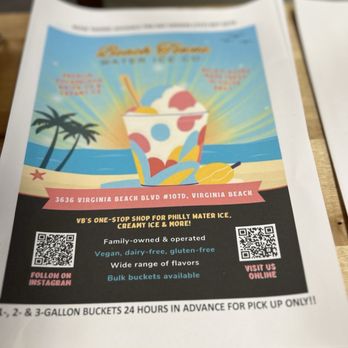 Beach Towne Water Ice - Desserts Near Me - Virginia Beach, Virginia