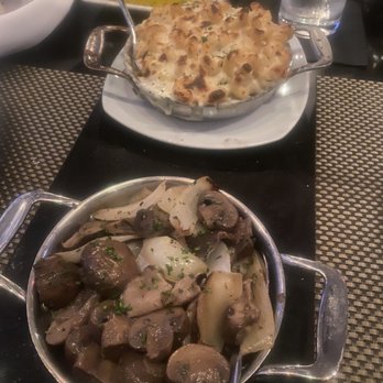 Red The Steakhouse - Mushrooms and onions and some of the best mac and cheese I've had! - Steakhouses Near Me - Cleveland, Ohio