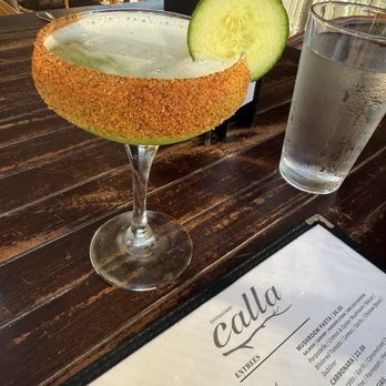 Calla - Cucumber Martini - New American Near Me - Lake Charles, Louisiana