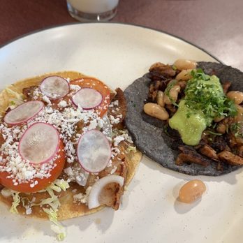 Quiote - Tostada de lomo and taco a pastor delicious authentic Mexican food. - Mexican Near Me - Petaluma, California