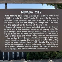 Nevada City Museum - Facts