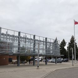 Burnhamthorpe Branch Library - Windy day