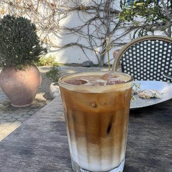 Gjusta - Iced Flat White - Bakeries Near Me - Venice, California