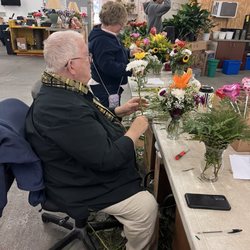 Rick in his large design studio.