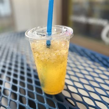 Maritza's Pupusas - Passion fruit agua refresher - fresh passion fruit diced up in here! Yum - Salvadoran Near Me - Queen Creek, Arizona Maritza's Pupusas - Passion fruit agua refresher - fresh passion fruit diced up in here! Yum - Salvadoran Near Me - Queen Creek, Arizona