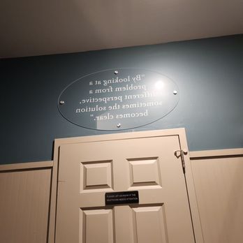 Food For Thought - Sign in women's bathroom - American Near Me - Williamsburg, Virginia Food For Thought - Sign in women's bathroom - American Near Me - Williamsburg, Virginia