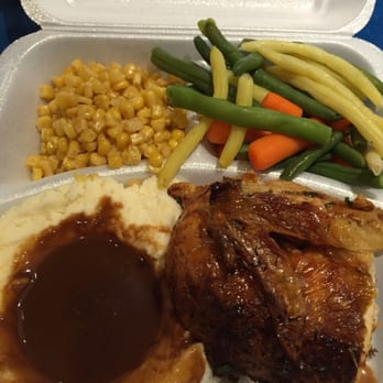 Lahaina Chicken - Qtr chicken w/mashed potatoes, gravy and veggies - Fast Food Near Me - Honolulu, Hawaii Lahaina Chicken - Qtr chicken w/mashed potatoes, gravy and veggies - Fast Food Near Me - Honolulu, Hawaii