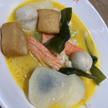 Fun Dippot - Seafood Combo in the seafood chicken soup base - Hot Pot Near Me - Raleigh, North Carolina