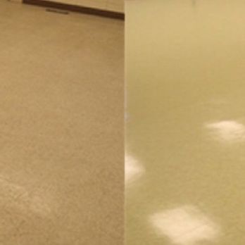 Round 1 Knockout Cleaning - VCT Tile Floor - Home Cleaning Near Me