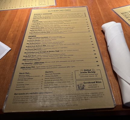 Menu photo 3 Rutherford Grill Rutherford, CA