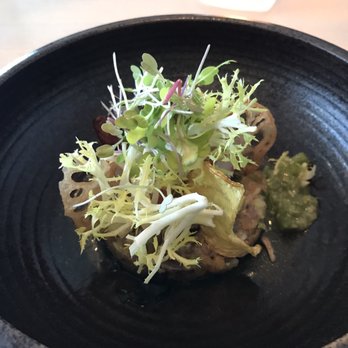 Miku - Tuna and Kaiso Seaweed Tartare appetizer, $18 CAD. - Japanese Near Me - Vancouver, British Columbia