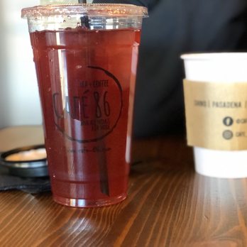 Cafe 86 - hibiscus iced tea yeeee yeeee - Desserts Near Me - Las Vegas, Nevada