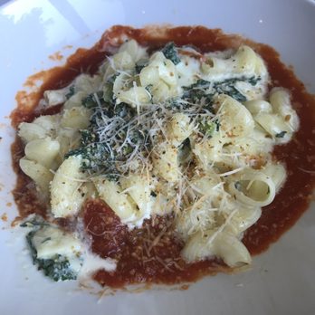 Il Davide - Chicken parmigiana.  Excellent, with some spinach mixed in. - Italian Near Me - San Rafael, California