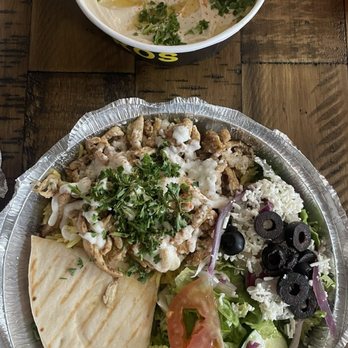 Stop N Go Gyros - Shawarma Chicken Plate and Hummus - Greek Near Me - Wylie, Texas