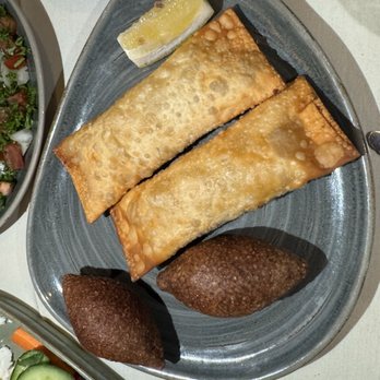 Carousel Restaurant - Cheese Fatayer (Boreg) and Kebbeh (Kofta) - Middle Eastern Near Me - Glendale, California