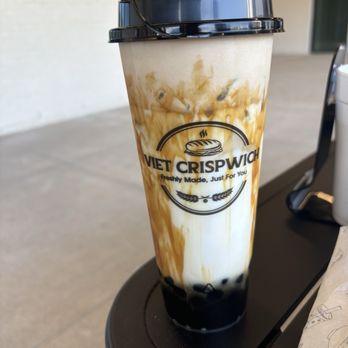 Viet CrispWich - Tiramisu Cloud Brown Sugar Tea - Vietnamese Near Me - Huntsville, Alabama Viet CrispWich - Tiramisu Cloud Brown Sugar Tea - Vietnamese Near Me - Huntsville, Alabama