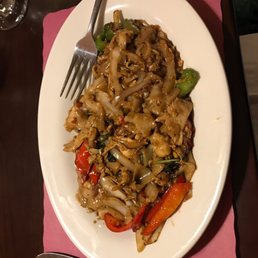 a plate of food on a table