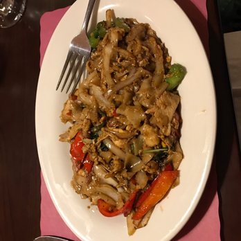 Touch Thai - a plate of food on a table - Thai Near Me - Bethlehem, Pennsylvania